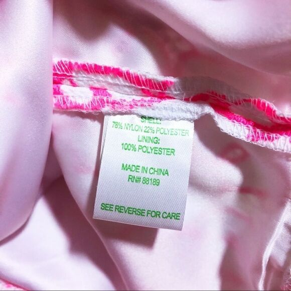 Lilly Pulitzer Hyacinth Skirt Pink White Crochet Lace Size 2 - Picture 8 of 10